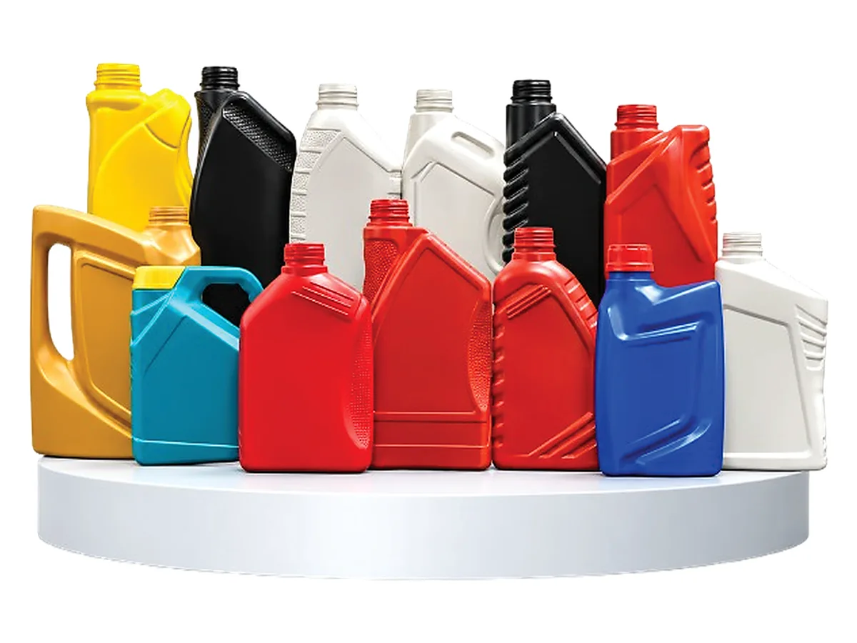 Group of blow-can designs from the Unique Plastic Industry catalog